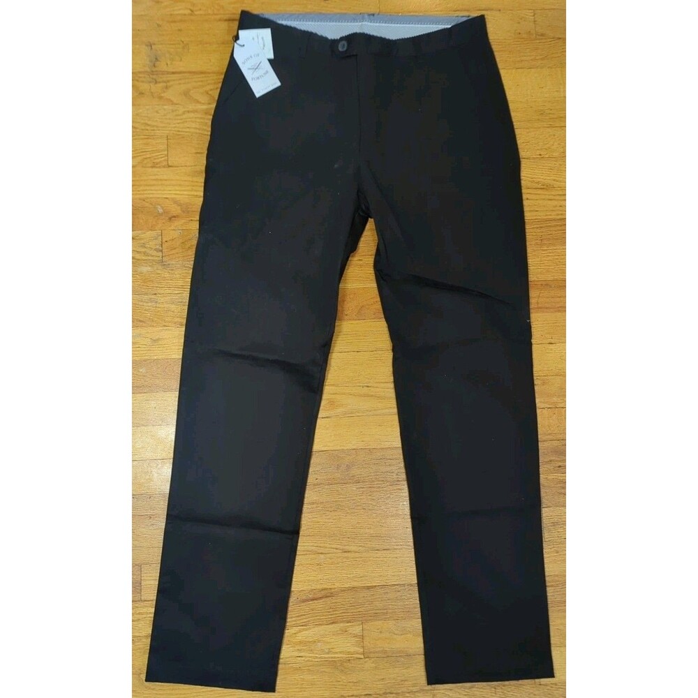 Brand New Sons Of Fortune New York Men's Denton Twill Black Pants 36 x 32 NWT